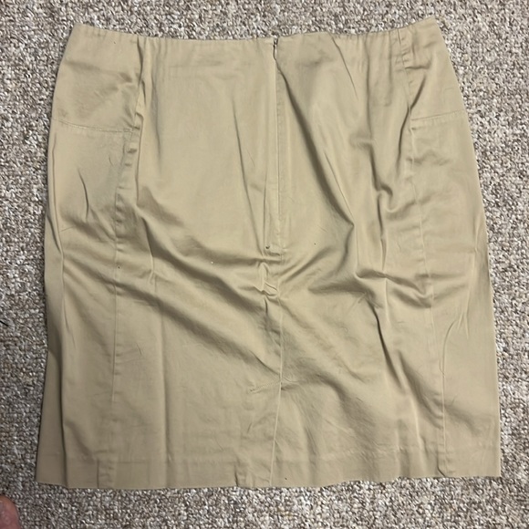 Khaki pencil skirt - Picture 2 of 6